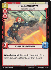 Star Wars Unlimited: Shadows of the Galaxy #157 Bo-Katan Kryze