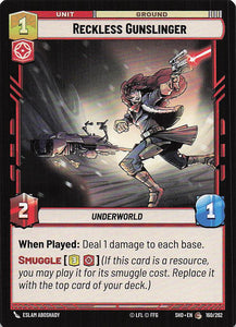 Star Wars Unlimited: Shadows of the Galaxy #160 Reckless Gunslinger