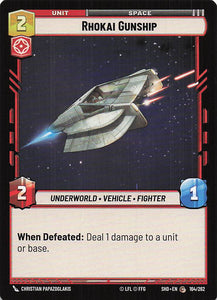 Star Wars Unlimited: Shadows of the Galaxy #164 Rhokai Gunship