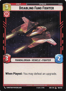 Star Wars Unlimited: Shadows of the Galaxy #166 Disabling Fang Fighter