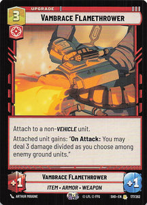 Star Wars Unlimited: Shadows of the Galaxy #177 Vambrace Flamethrower