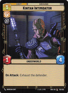 Star Wars Unlimited: Shadows of the Galaxy #183 Kintan Intimidator