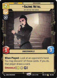 Star Wars Unlimited: Shadows of the Galaxy #184 Bazine Netal