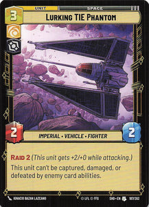 Star Wars Unlimited: Shadows of the Galaxy #187 Lurking TIE Phantom