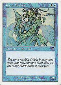 Magic The Gathering: 7th Edition EN: #66 Coral Merfolk