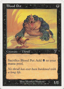 Magic The Gathering: 7th Edition EN: #121 Blood Pet