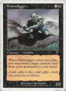 Magic The Gathering: 7th Edition EN: #139 Gravedigger