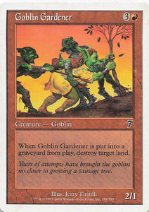 Magic The Gathering: 7th Edition EN: #188 Goblin Gardener