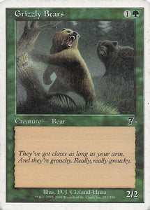 Magic The Gathering: 7th Edition EN: #251 Grizzly Bears
