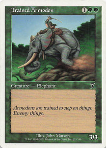 Magic The Gathering: 7th Edition EN: #275 Trained Armodon