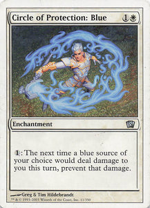 Magic The Gathering: 8th Edition EN: #11 Circle of Protection: Blue