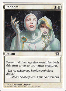 Magic The Gathering: 8th Edition EN: #37 Redeem