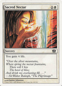 Magic The Gathering: 8th Edition EN: #40 Sacred Nectar