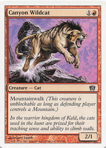 Magic The Gathering: 8th Edition EN: #181 Canyon Wildcats