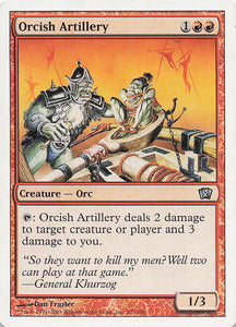Magic The Gathering: 8th Edition EN: #207 Orcish Artillery