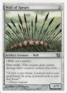 Magic The Gathering: 8th Edition EN: #320 Wall of Spears