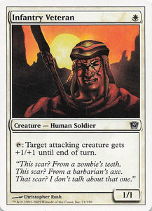 Magic The Gathering: 9th Edition EN: #21 Infantry Veteran