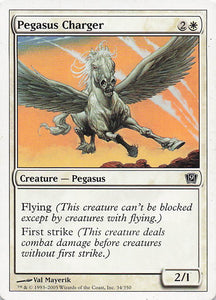 Magic The Gathering: 9th Edition EN: #34 Pegasus Charger