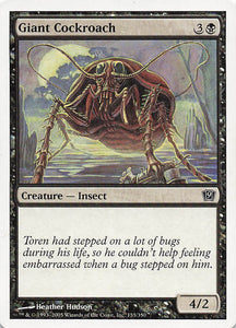Magic The Gathering: 9th Edition EN: #133 Giant Cockroach