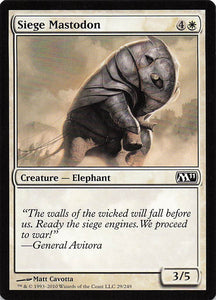 Magic The Gathering: Magic 2011 EN: #29 Siege Mastodon
