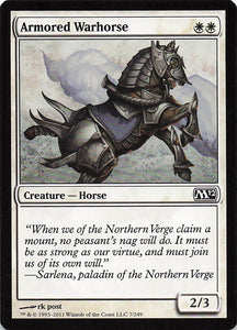 Magic The Gathering: Magic 2012 EN: #7 Armored Warhorse