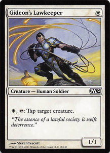 Magic The Gathering: Magic 2012 EN: #18 Gideon's Lawkeeper
