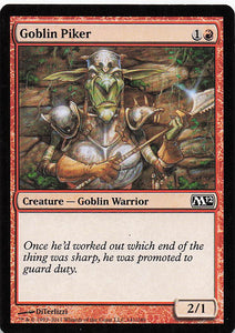 Magic The Gathering: Magic 2012 EN: #141 Goblin Piker