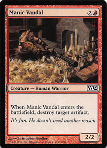 Magic The Gathering: Magic 2012 EN: #151 Manic Vandal