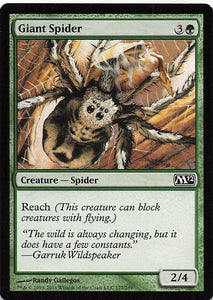 Magic The Gathering: Magic 2012 EN: #177 Giant Spider