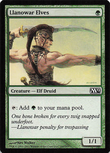 Magic The Gathering: Magic 2012 EN: #182 Llanowar Elves