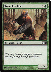 Magic The Gathering: Magic 2012 EN: #193 Runeclaw Bear