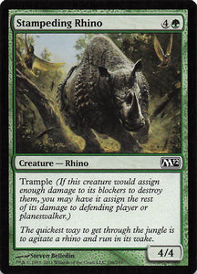 Magic The Gathering: Magic 2012 EN: #196 Stampeding Rhino