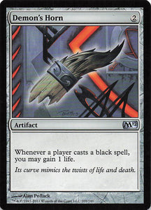 Magic The Gathering: Magic 2012 EN: #205 Demon's Horn