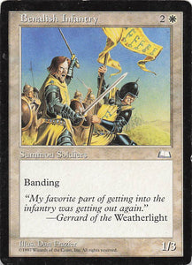 Magic The Gathering: Weatherlights EN: Benalish Infantry