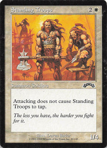 Magic The Gathering: Exodus EN: #22 Standing Troups