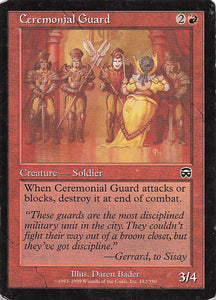 Magic The Gathering: Mercadian Masques EN: #182 Ceremonial Guard