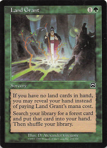 Magic The Gathering: Mercadian Masques EN: #255 Land Grant