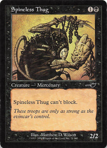 Magic The Gathering: Nemesis EN: #71 Spineless Thug