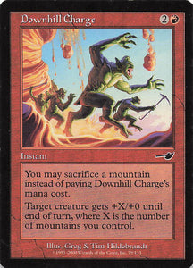 Magic The Gathering: Nemesis EN: #79 Downhill Charge