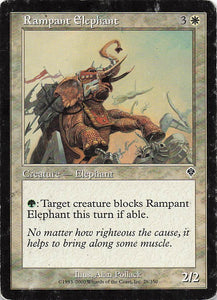 Magic The Gathering: Invasion EN: #28 Rampant Elephant