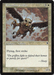 Magic The Gathering: Invasion EN: #29 Razorfoot Griffin
