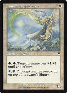Magic The Gathering: Invasion EN: #41 Sunscape Apprentice