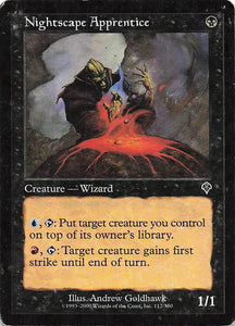 Magic The Gathering: Invasion EN: #112 Nightscape Apprentice