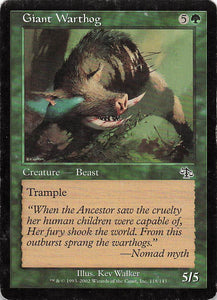 Magic The Gathering: Judgement EN: #118 Giant Warthog