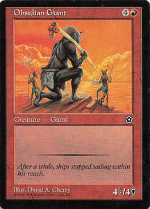 Magic The Gathering: Portal Second Age EN: Obsidian Giant