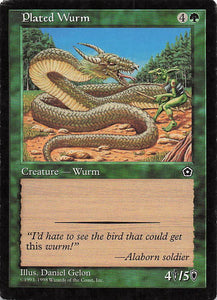 Magic The Gathering: Portal Second Age EN: Plated Wurm