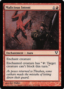 Magic The Gathering: Avacyn Restored EN: #147 Malicious Intent