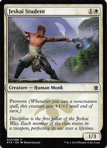 Magic The Gathering: Khans of Tarkir EN: #14 Jeskai Student