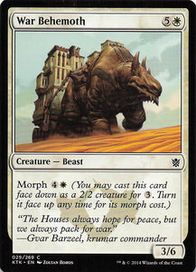 Magic The Gathering: Khans of Tarkir EN: #29 War Behemoth