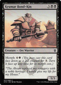 Magic The Gathering: Khans of Tarkir EN: #77 Krumar Bond-Kin